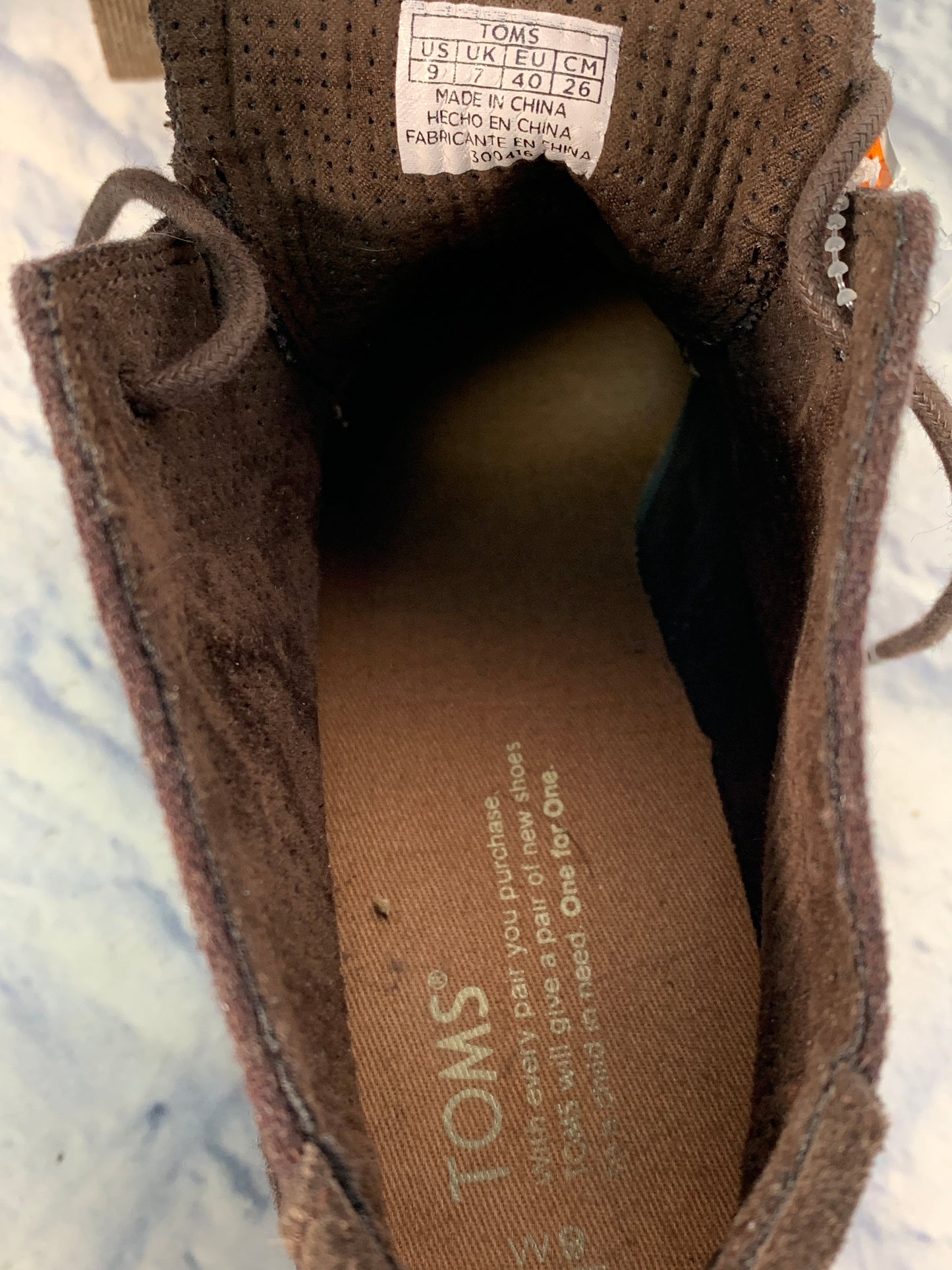 Boots Ankle Heels By Toms In Brown, Size: 9