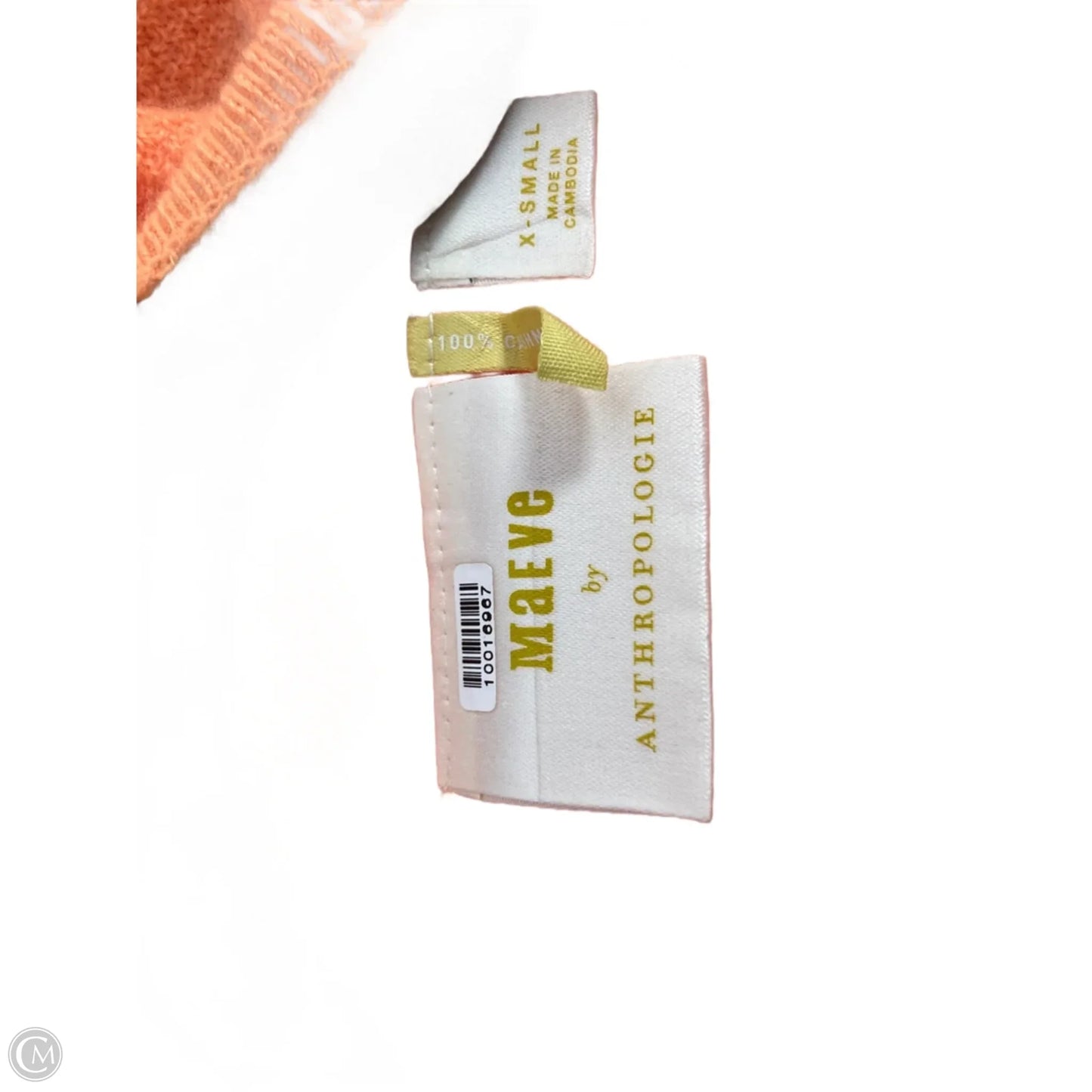 Sweater Cashmere By Maeve In Orange, Size: Xs