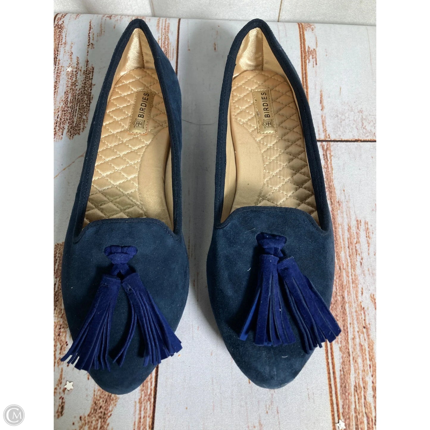 Shoes Flats By Birdies In Navy, Size: 6