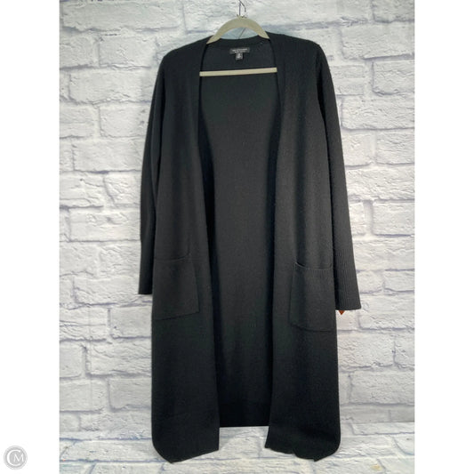 Sweater Cardigan Cashmere By Saks Fifth Avenue In Black, Size: M