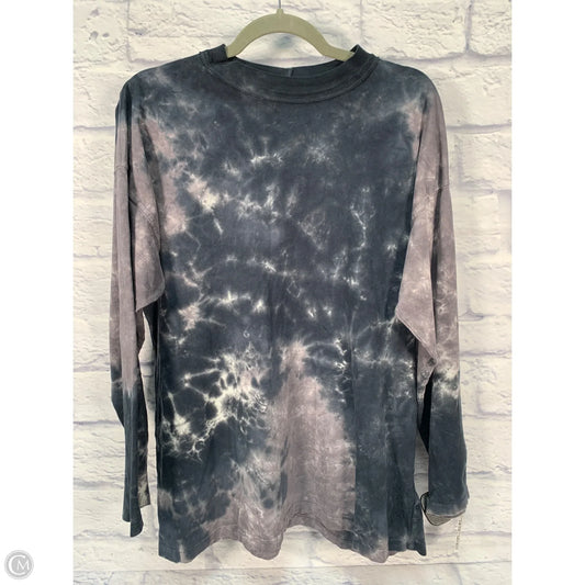 Top Long Sleeve By We The Free In Tie Dye Print, Size: S
