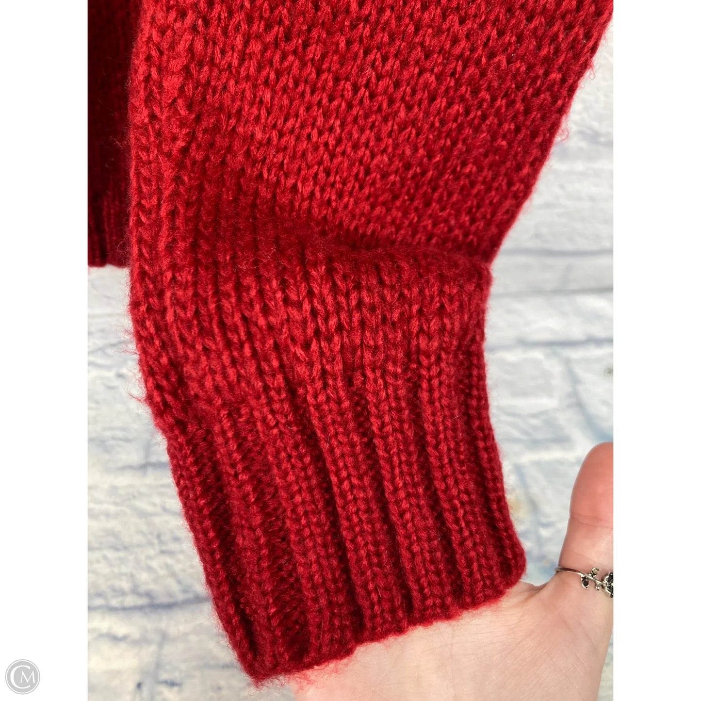 Sweater By Wooden Ships In Red, Size: M