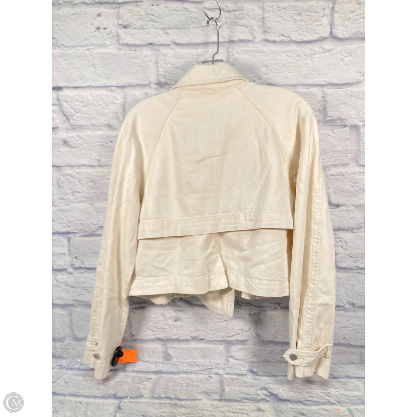 Jacket Denim By Universal Thread In Cream, Size: M