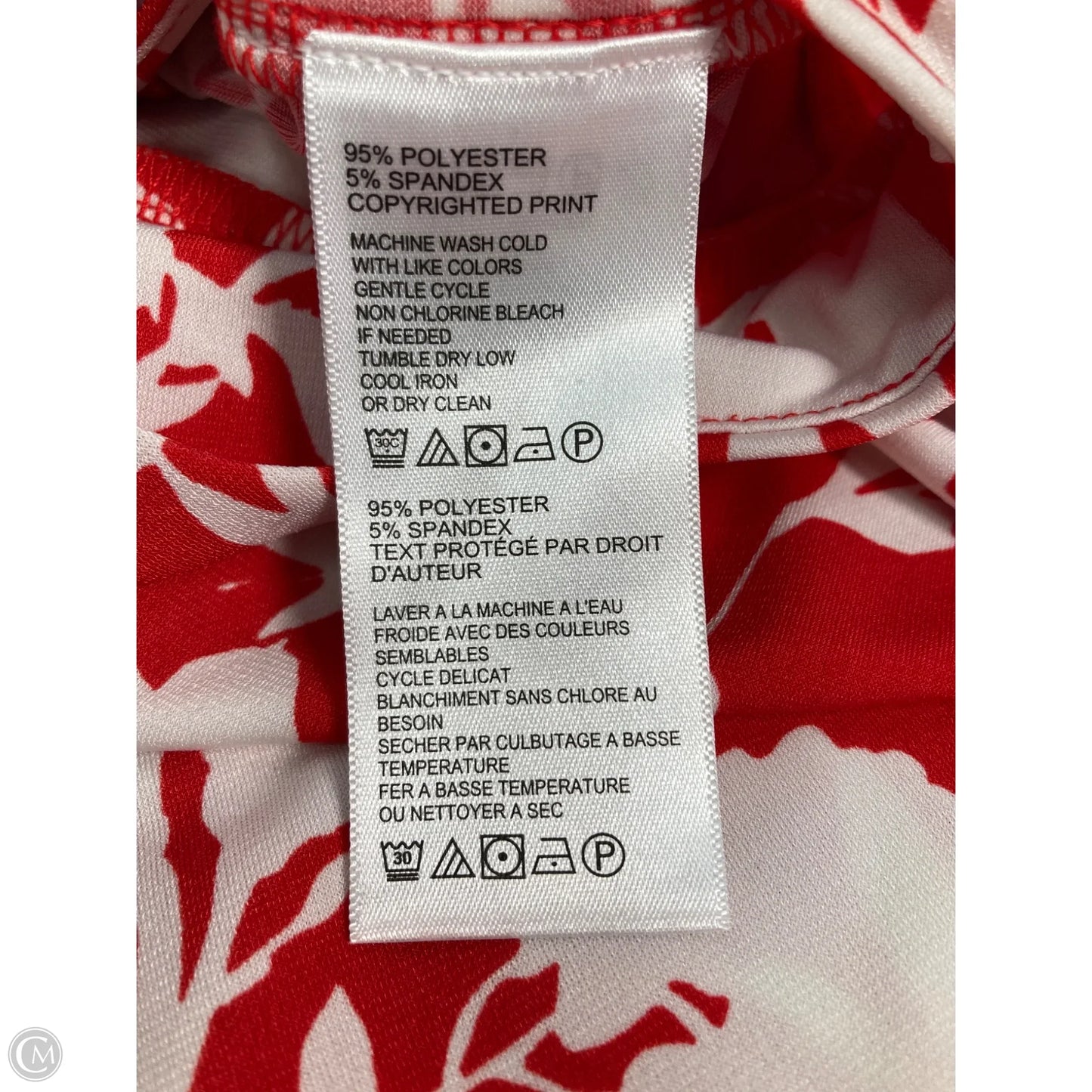 Jumpsuit By Tommy Bahama In Red & White, Size: S