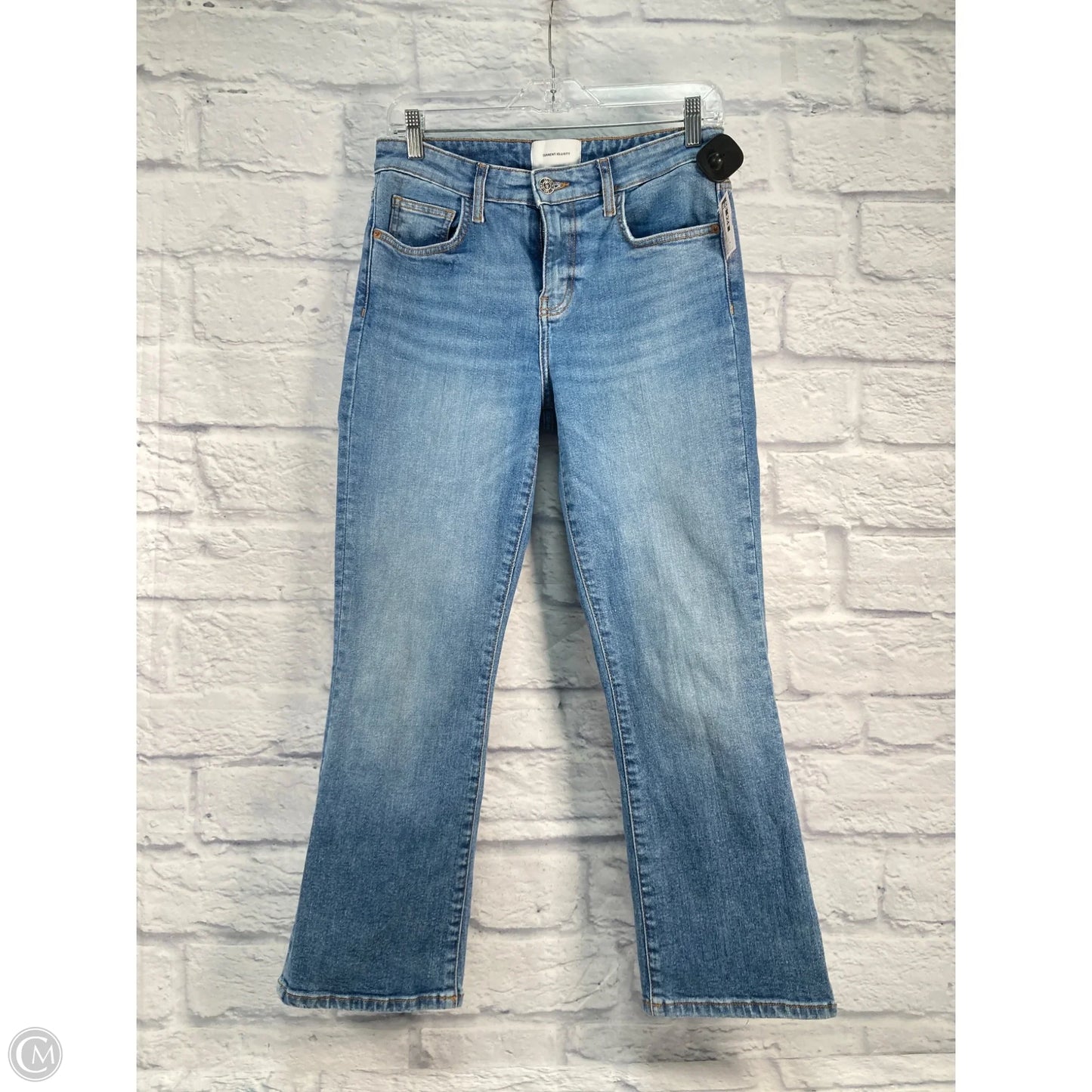 Jeans Flared By Current Elliott In Blue Denim, Size: 8