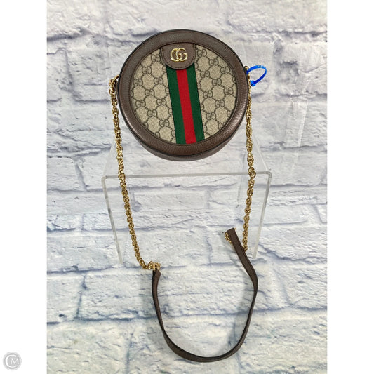 Crossbody Luxury Designer By Gucci, Size: Small