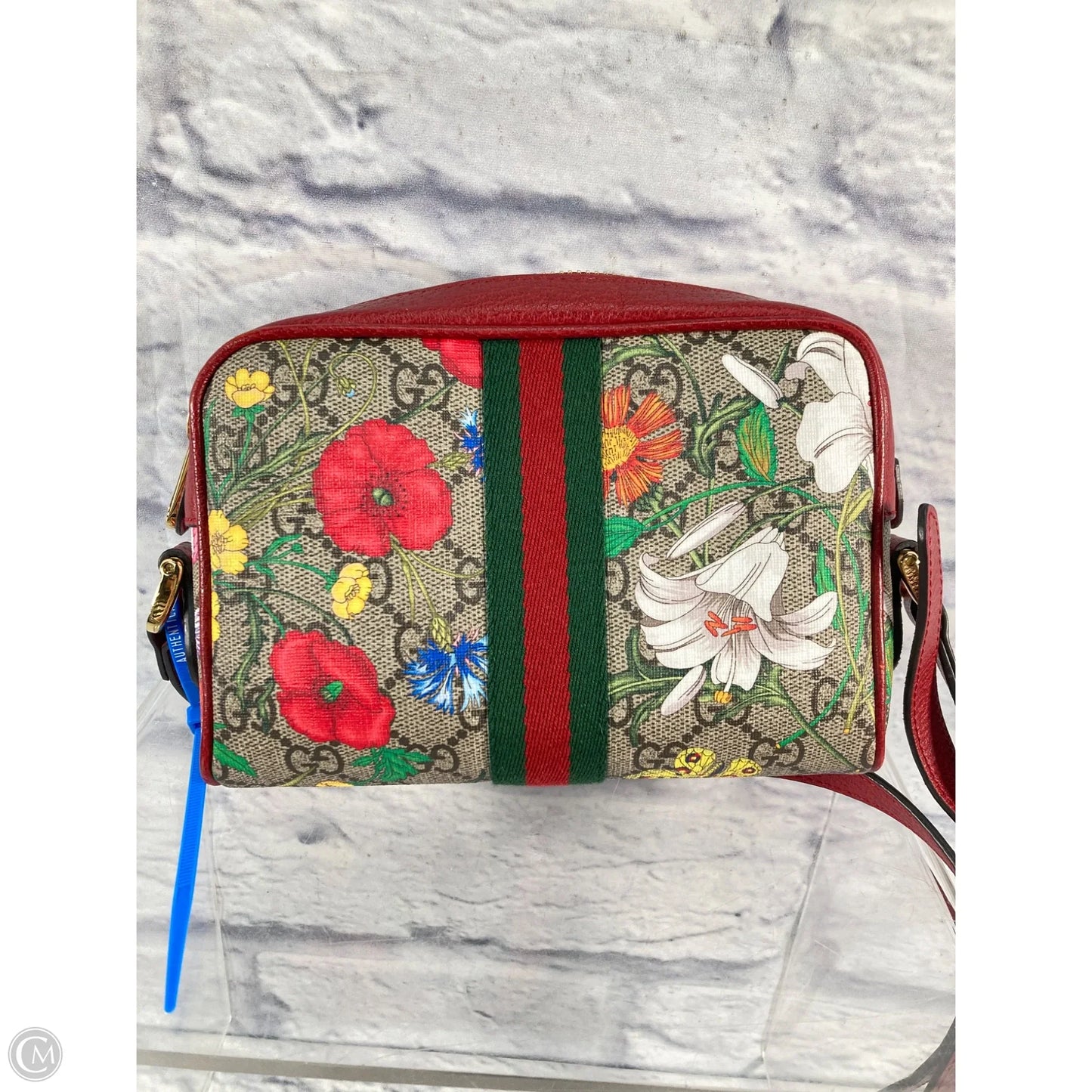 Crossbody Luxury Designer By Gucci, Size: Small