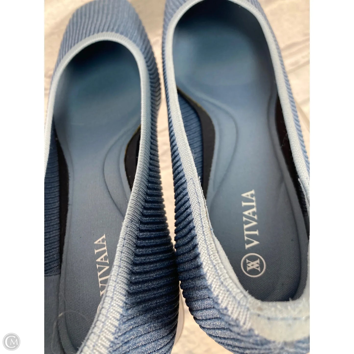 Shoes Heels Block By Vivaia In Blue, Size: 10.5