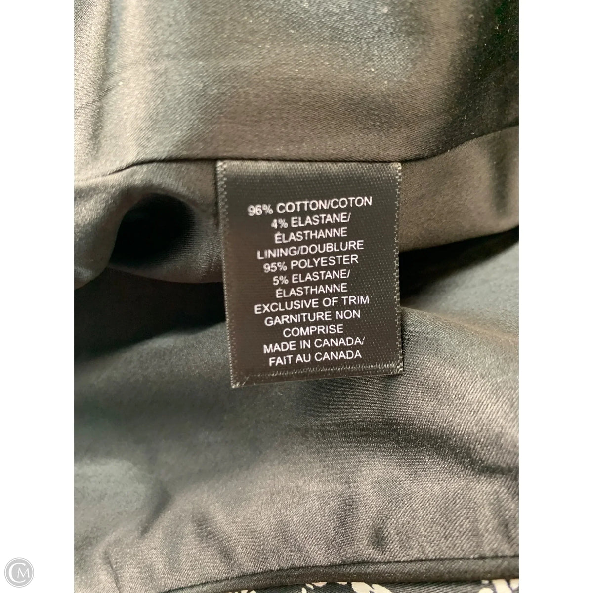 Blazer By Clothes Mentor In Black & White, Size: S