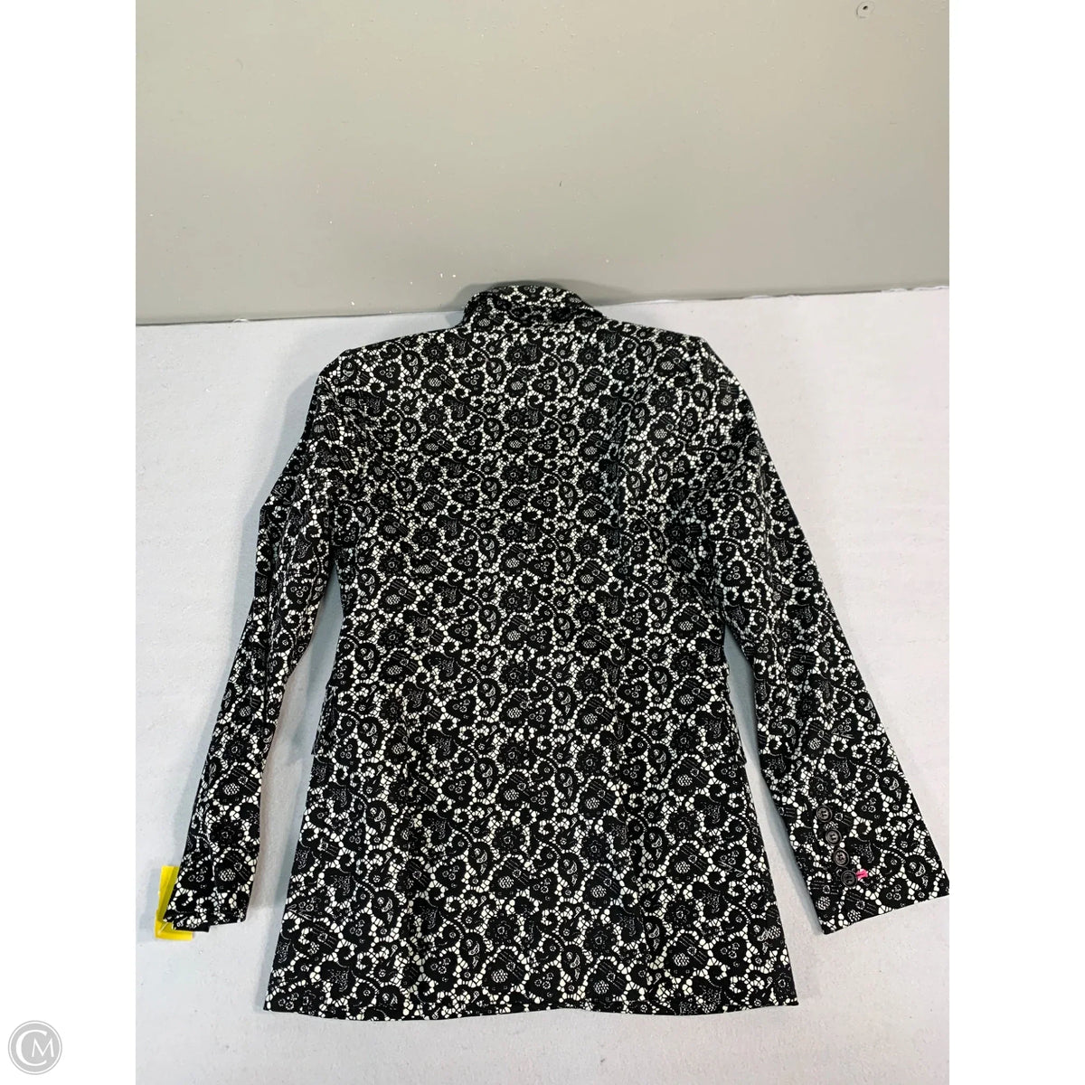 Blazer By Clothes Mentor In Black & White, Size: S