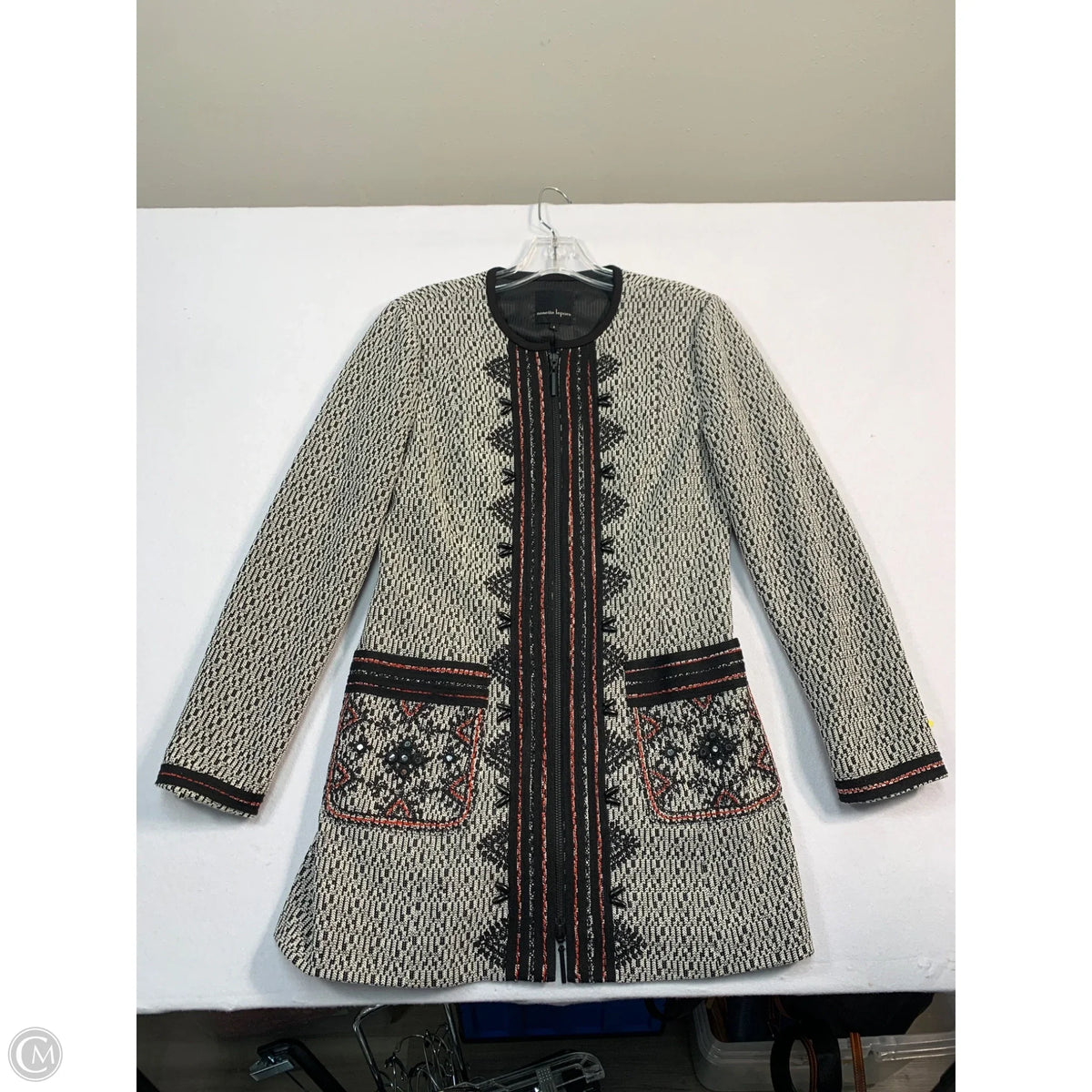 Jacket Other By Nanette Lepore In Black & White, Size: S