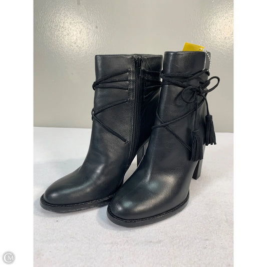 Boots Ankle Heels By Vince Camuto In Black, Size: 6.5