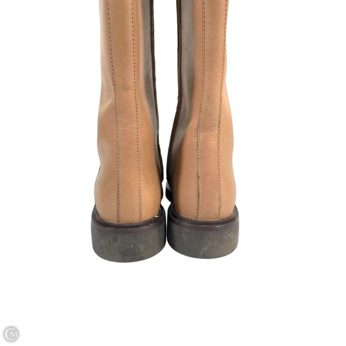 Boots Designer By Tory Burch In Taupe, Size: 7