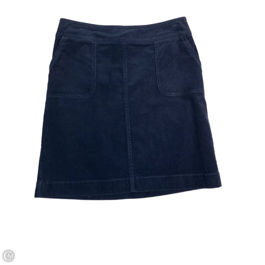 Skirt Mini & Short By Talbots In Navy, Size: 2p