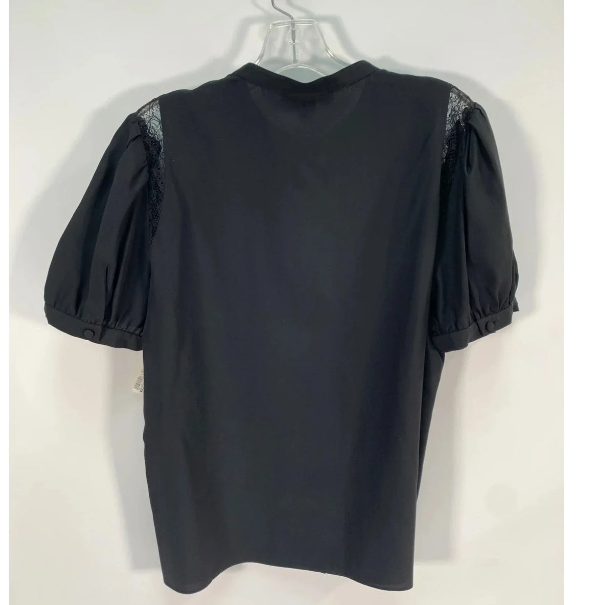 Top Short Sleeve By Frame In Black, Size: L
