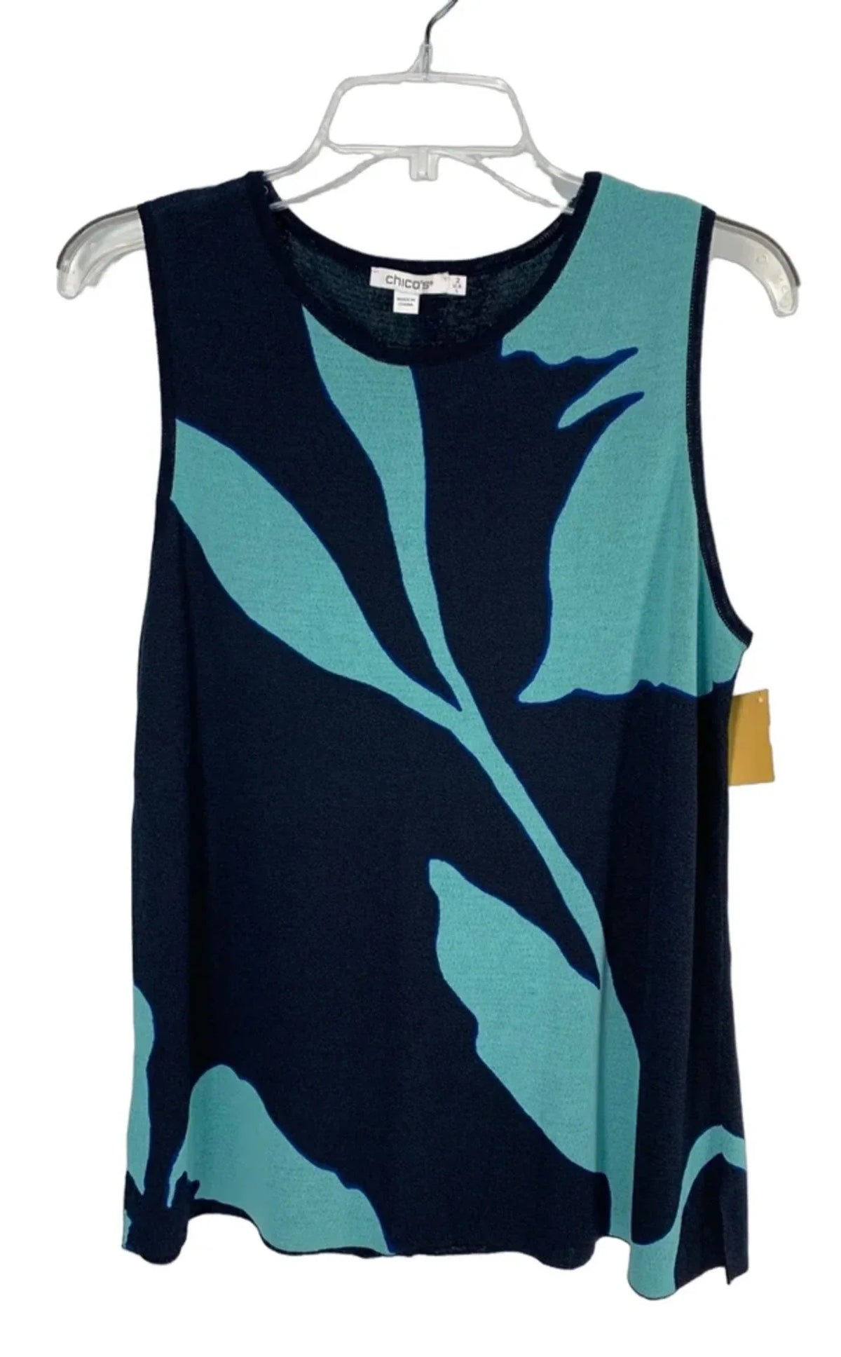 Sweater 2pc By Chicos In Blue, Size: L