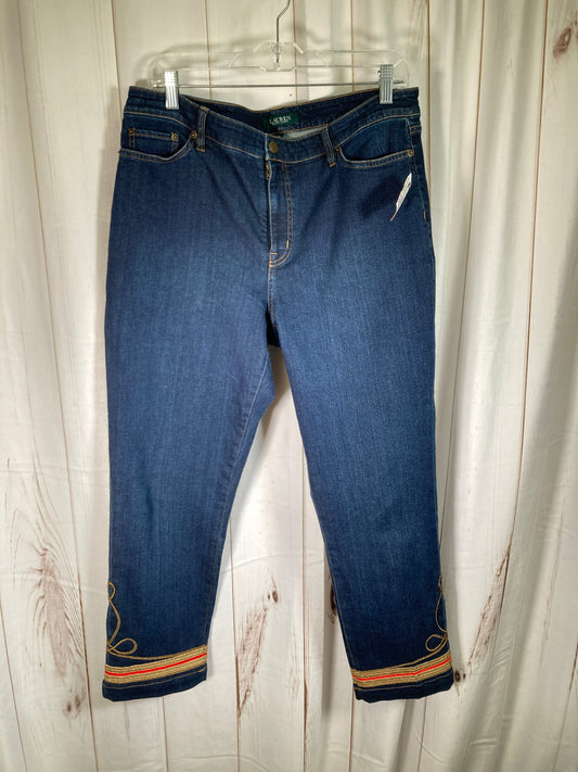 Jeans Straight By Lauren By Ralph Lauren  Size: 14
