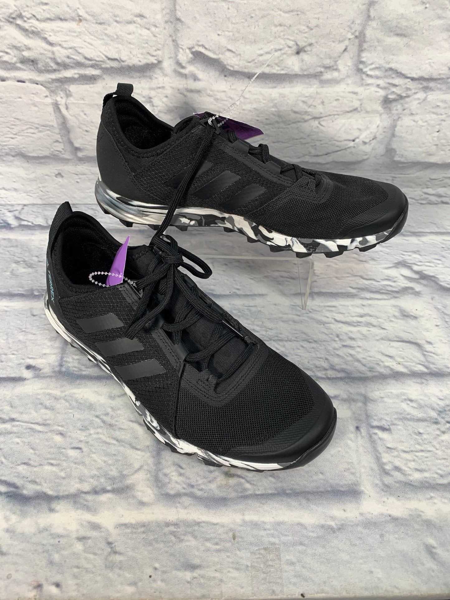 Black & Grey Shoes Athletic Adidas, Size 7.5