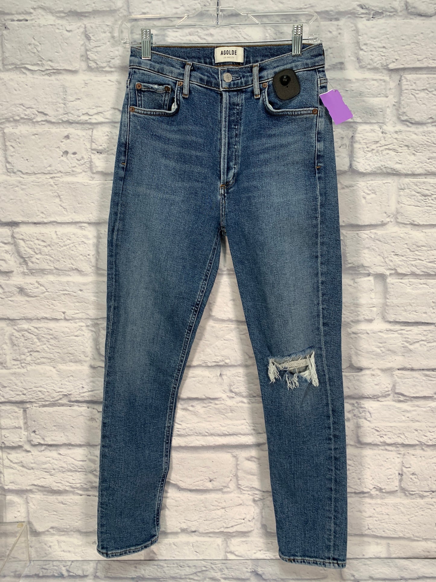 Blue Denim Jeans Designer Agolde, Size 0
