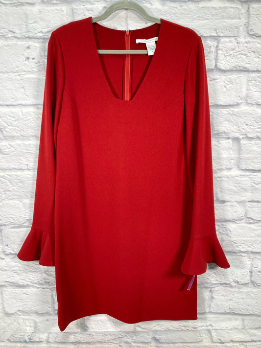 Red Dress Designer Diane Von Furstenberg, Size S