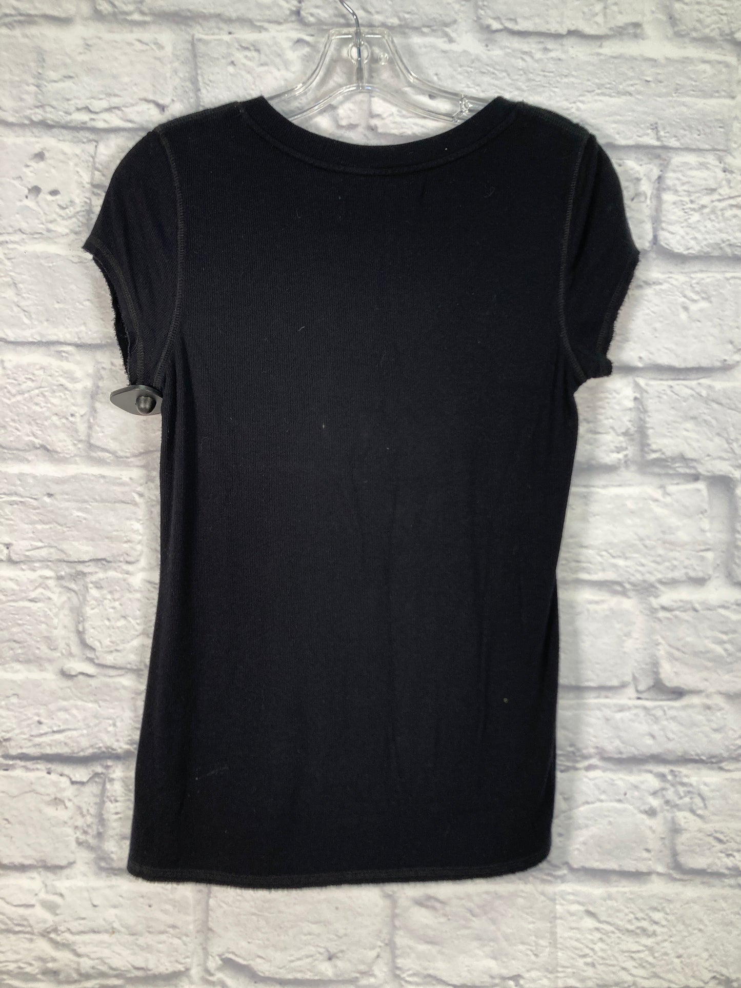 Black Top Short Sleeve Anthropologie, Size S