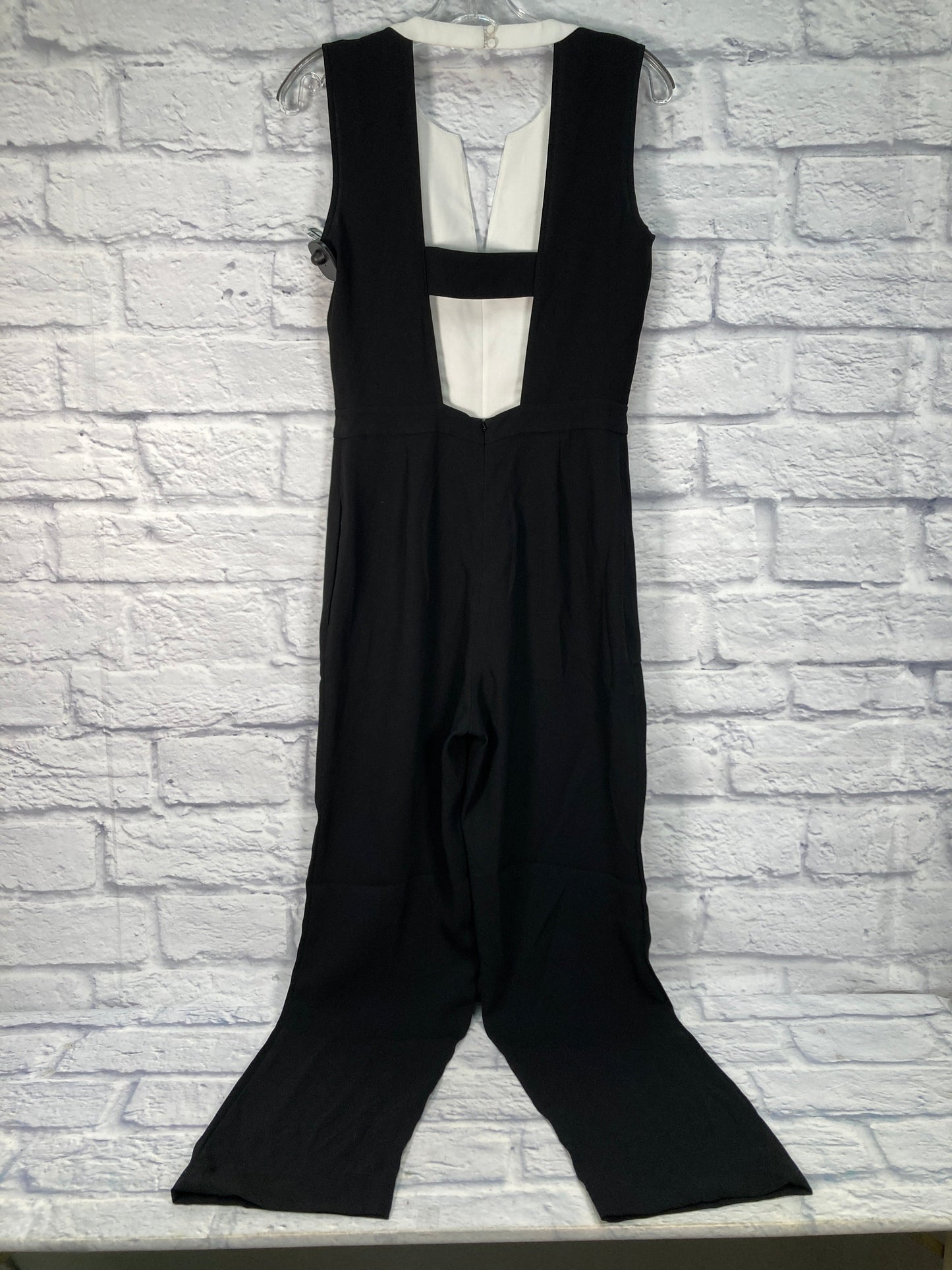 Black & Cream Jumpsuit Bcbgmaxazria, Size Xs