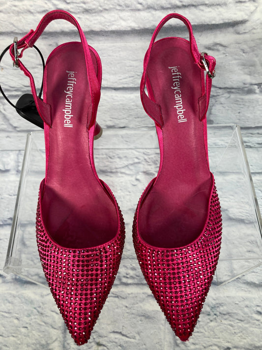 Pink Shoes Heels Stiletto Jeffery Campbell, Size 7