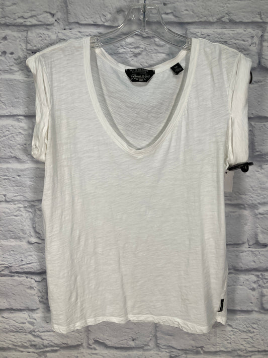 White Top Short Sleeve Scotch & Soda, Size M