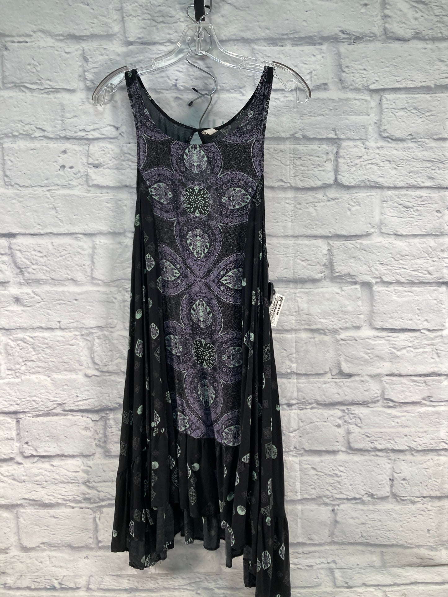 Black & Purple Dress Casual Short Free People, Size M