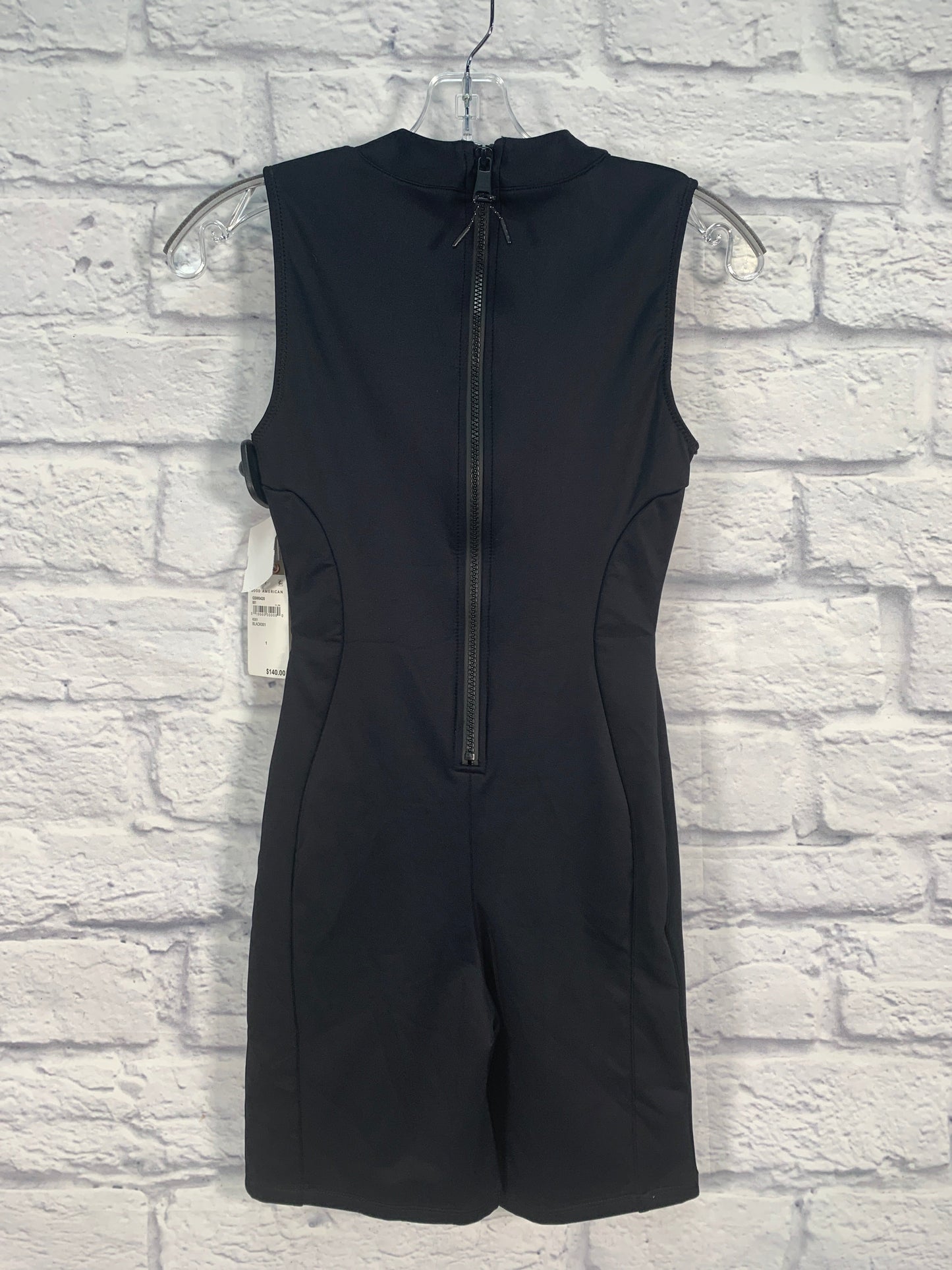 Black Romper Good American, Size Xs