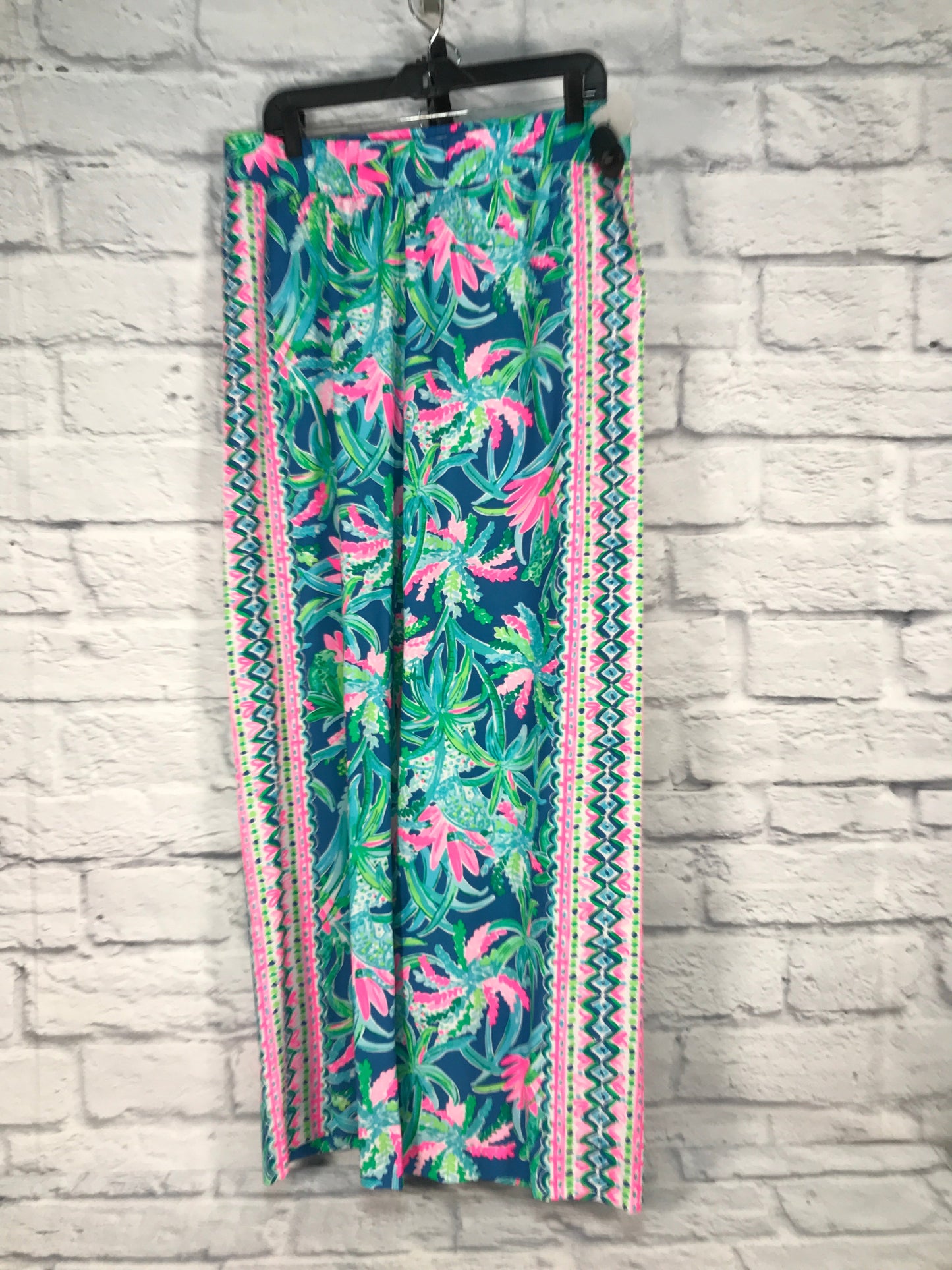 Green & Pink Pants Joggers Lilly Pulitzer, Size 12