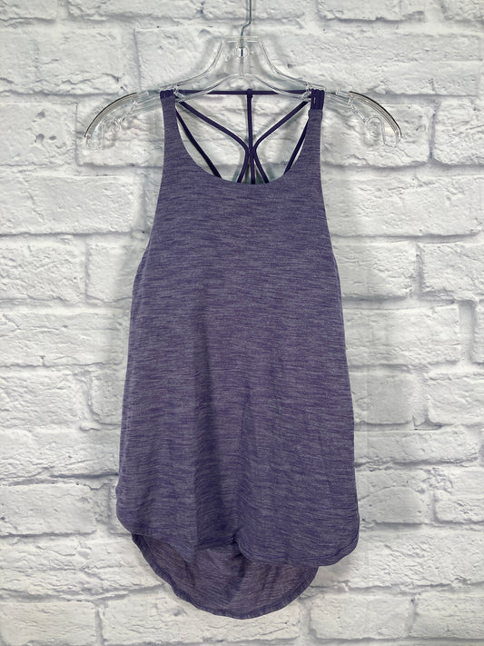 Athletic Tank Top By Lululemon In Purple, Size: M