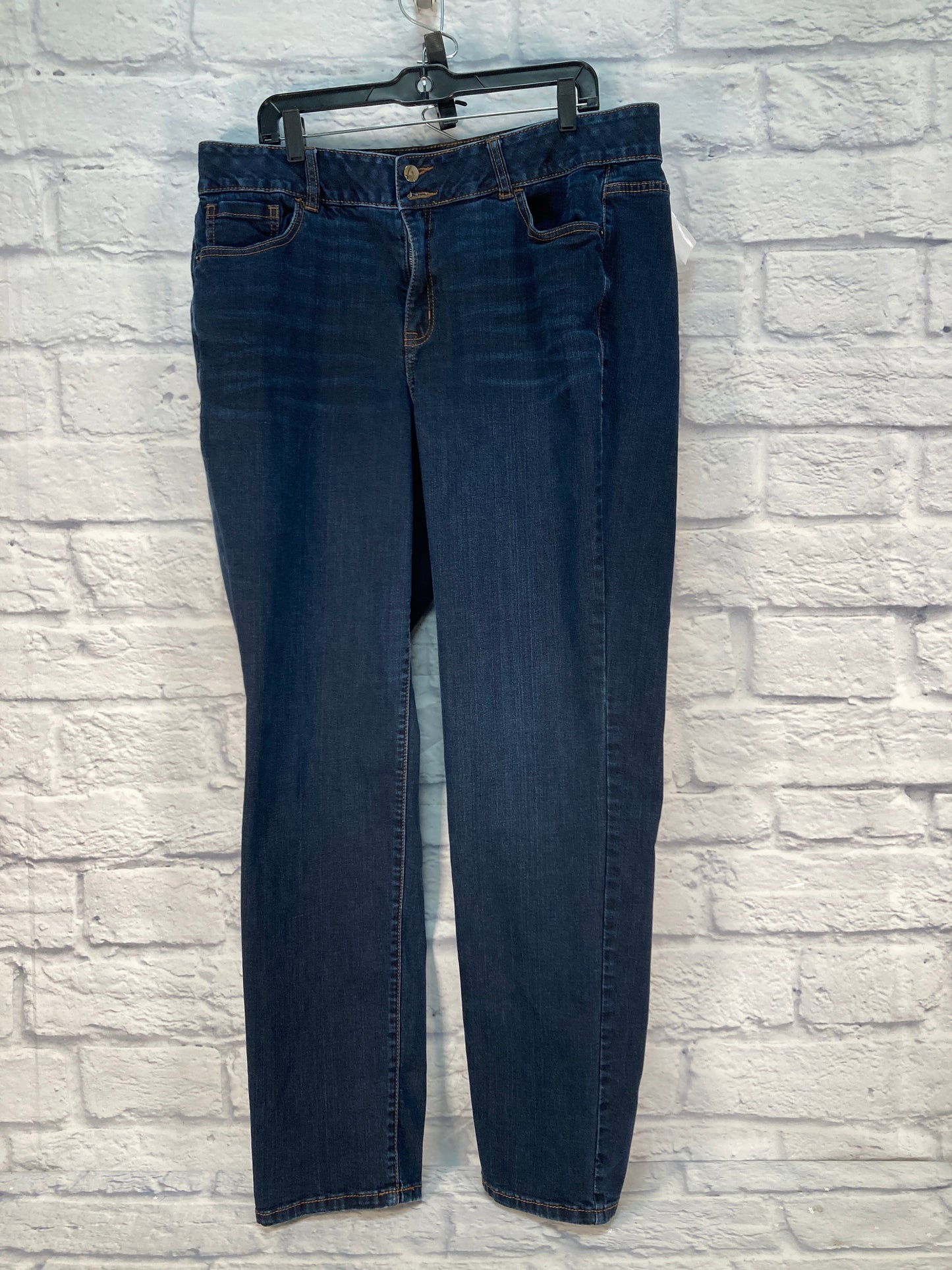 Jeans Straight By Lane Bryant In Blue, Size: 18