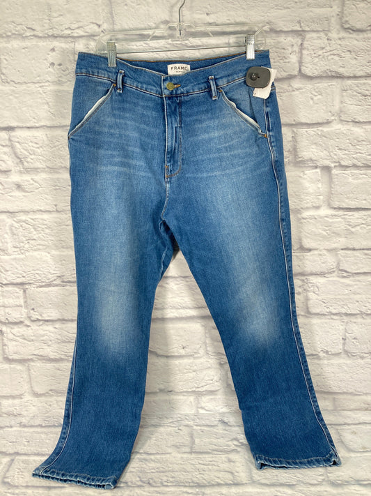 Jeans Boyfriend By Frame In Blue, Size: 16