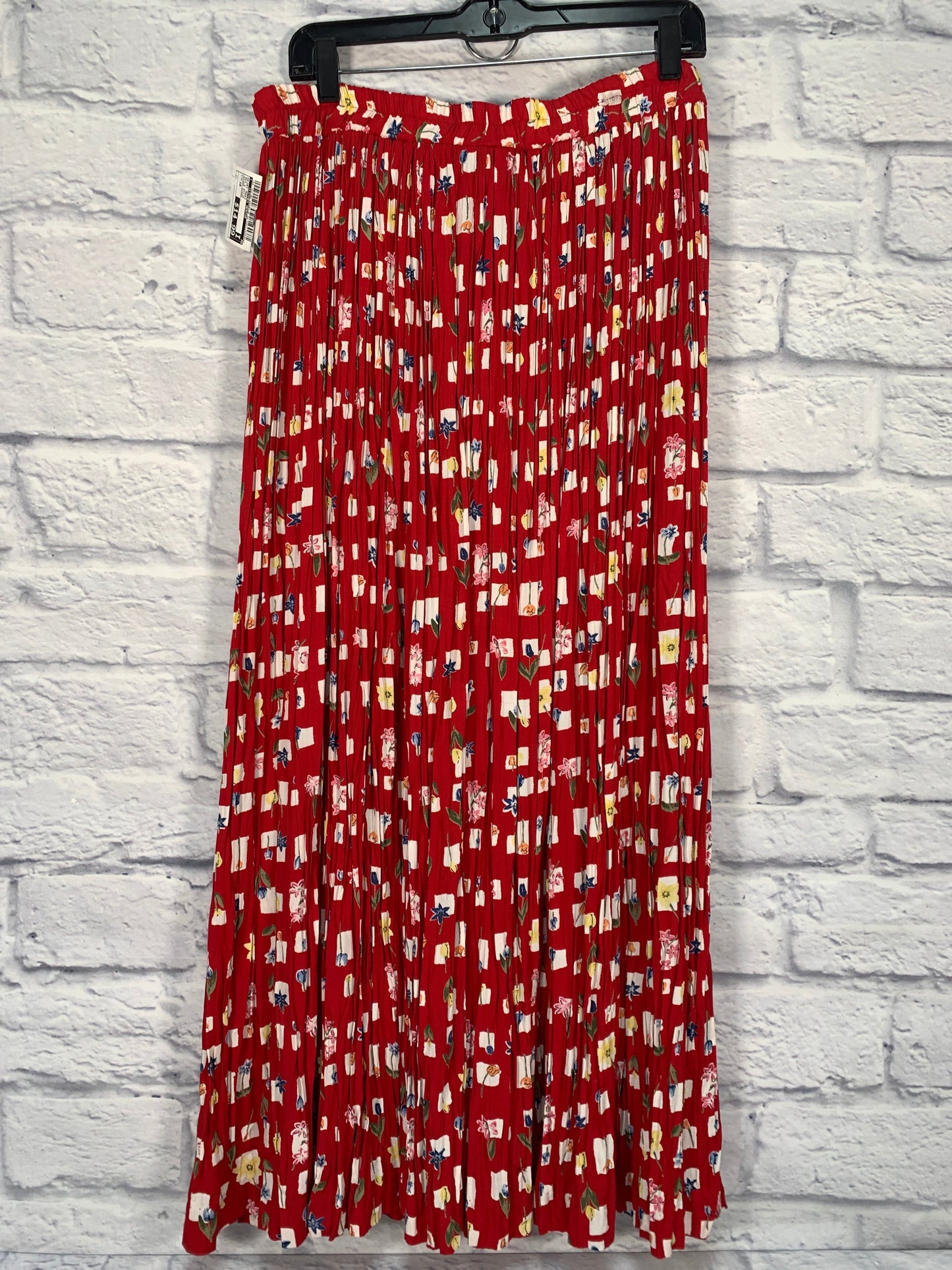 Skirt Maxi By Clothes Mentor In Red & White, Size: 16