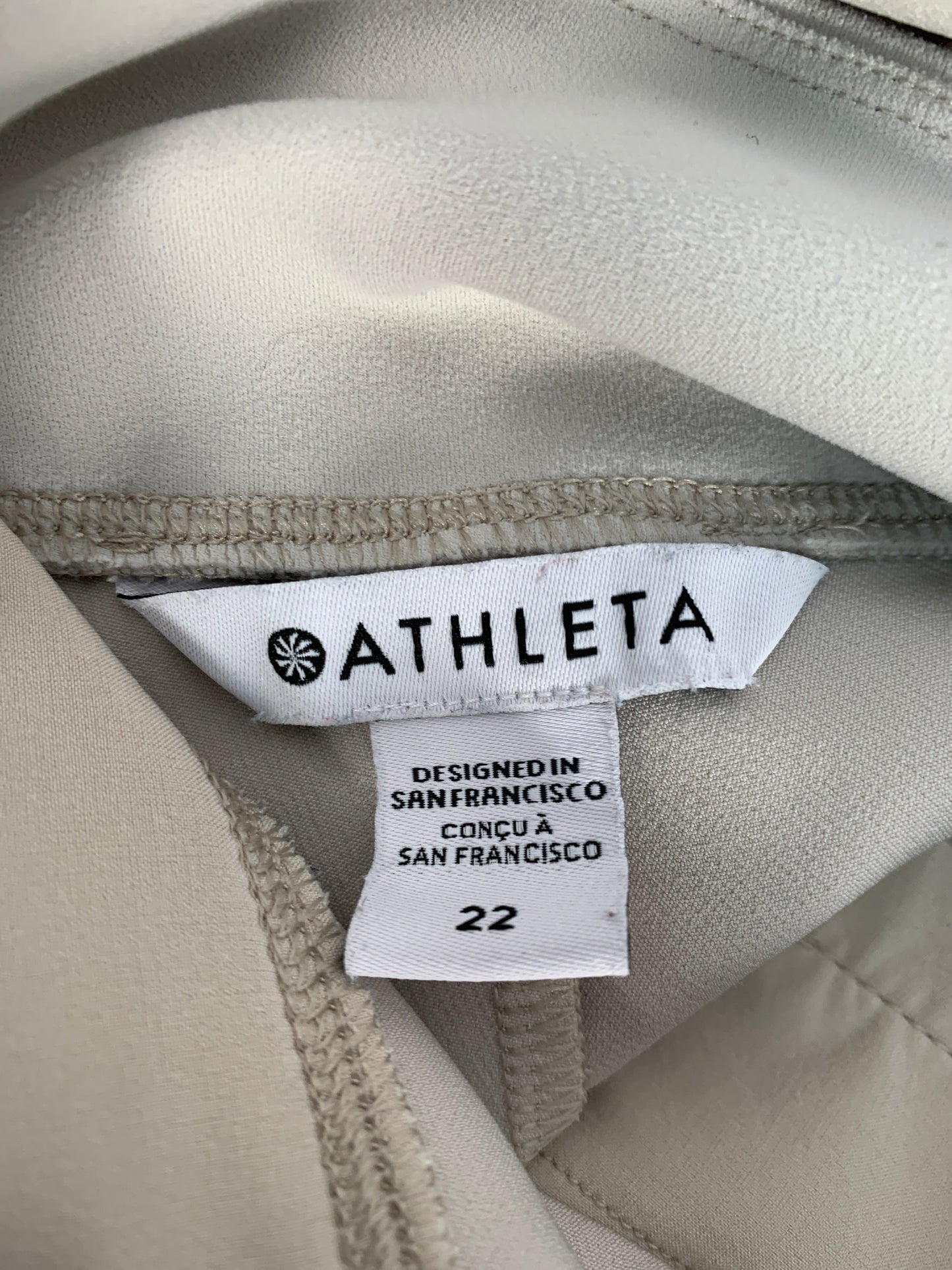 Athletic Pants By Athleta In Tan, Size: 2x