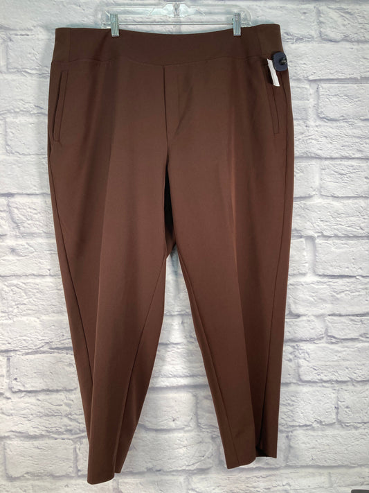 Athletic Pants By Athleta In Brown, Size: 2x