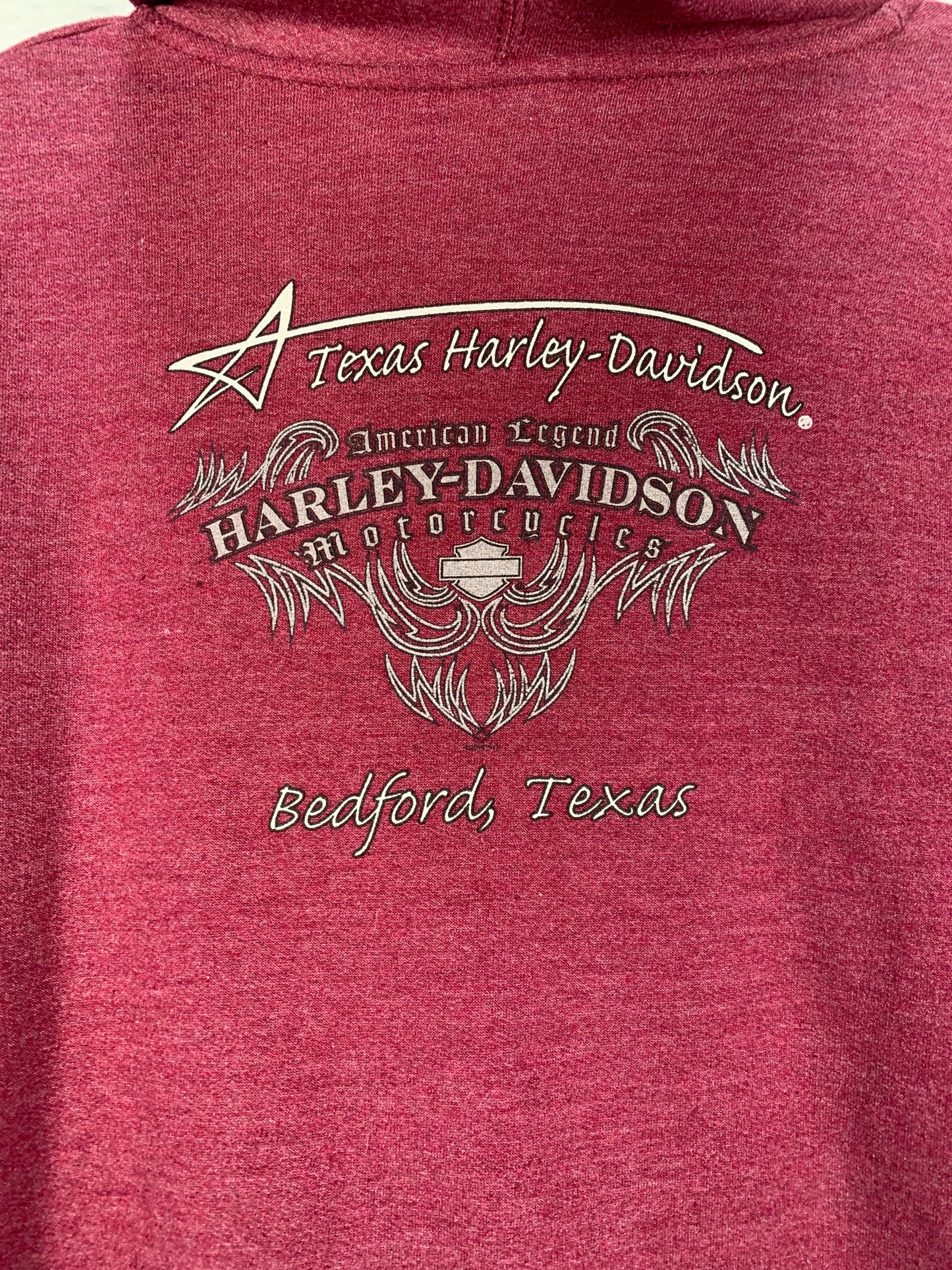 Sweatshirt Hoodie By Harley Davidson In Purple, Size: L