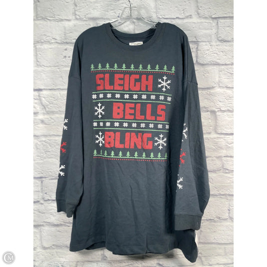 Sweatshirt Crewneck By Grayson Threads In Grey, Size: Xl