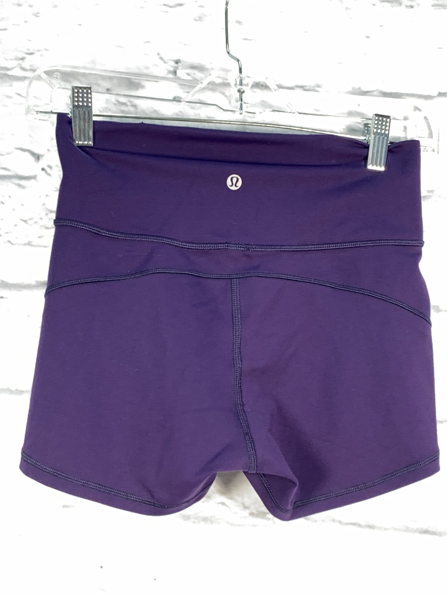 Athletic Shorts By Lululemon In Purple, Size: S