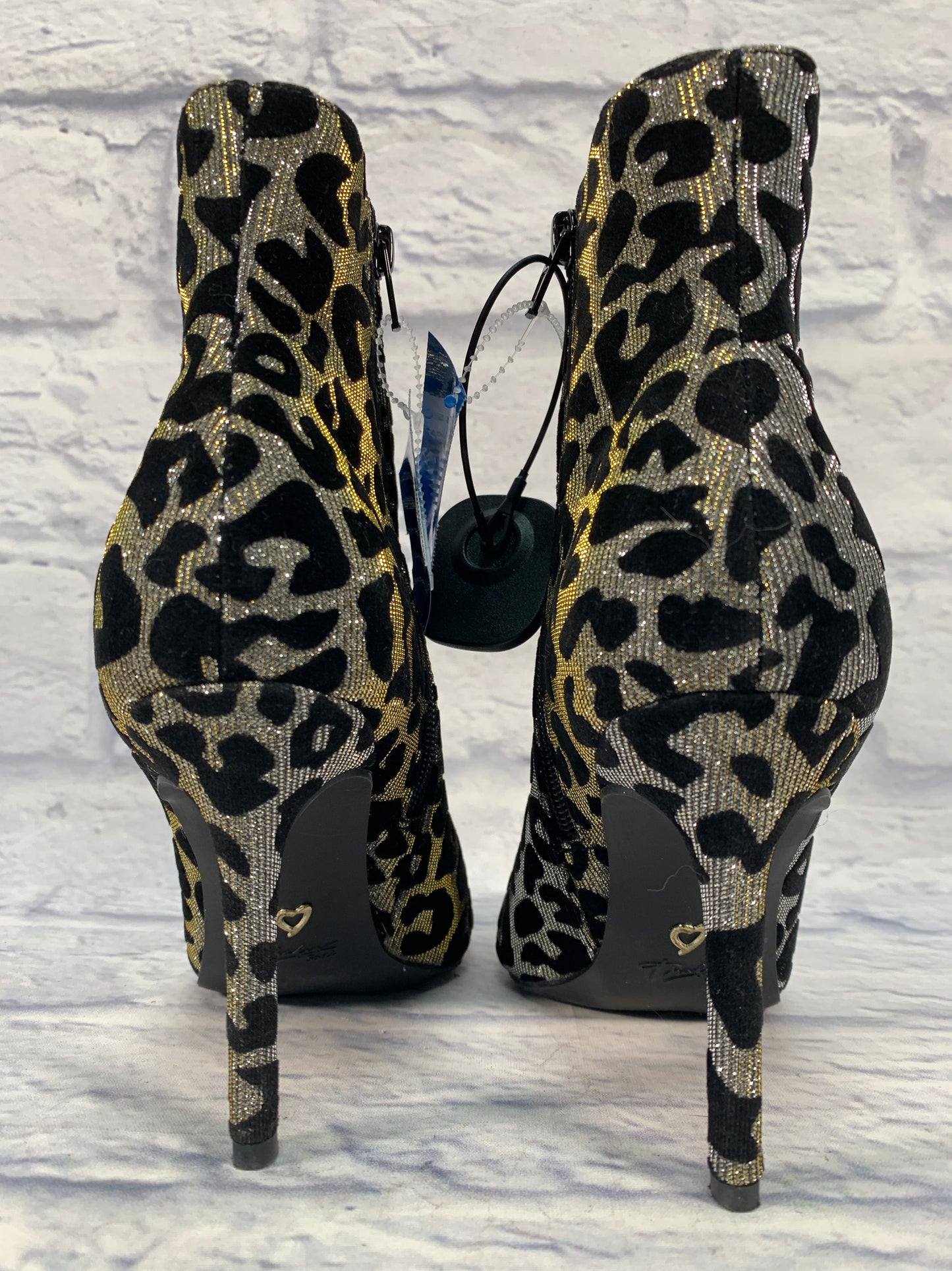 Boots Ankle Heels By Thalia Sodi In Animal Print, Size: 8