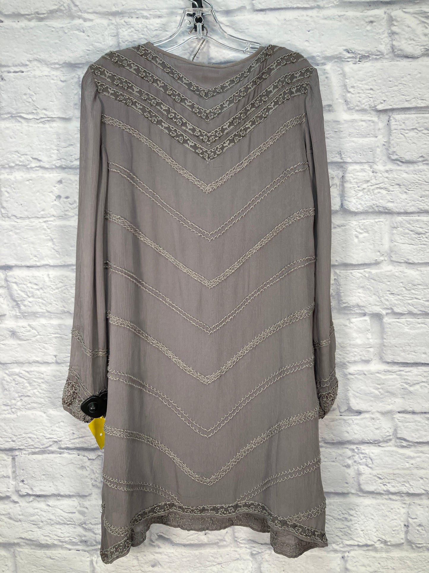 Dress Designer By Calypso St Barth In Grey, Size: M, silk outer