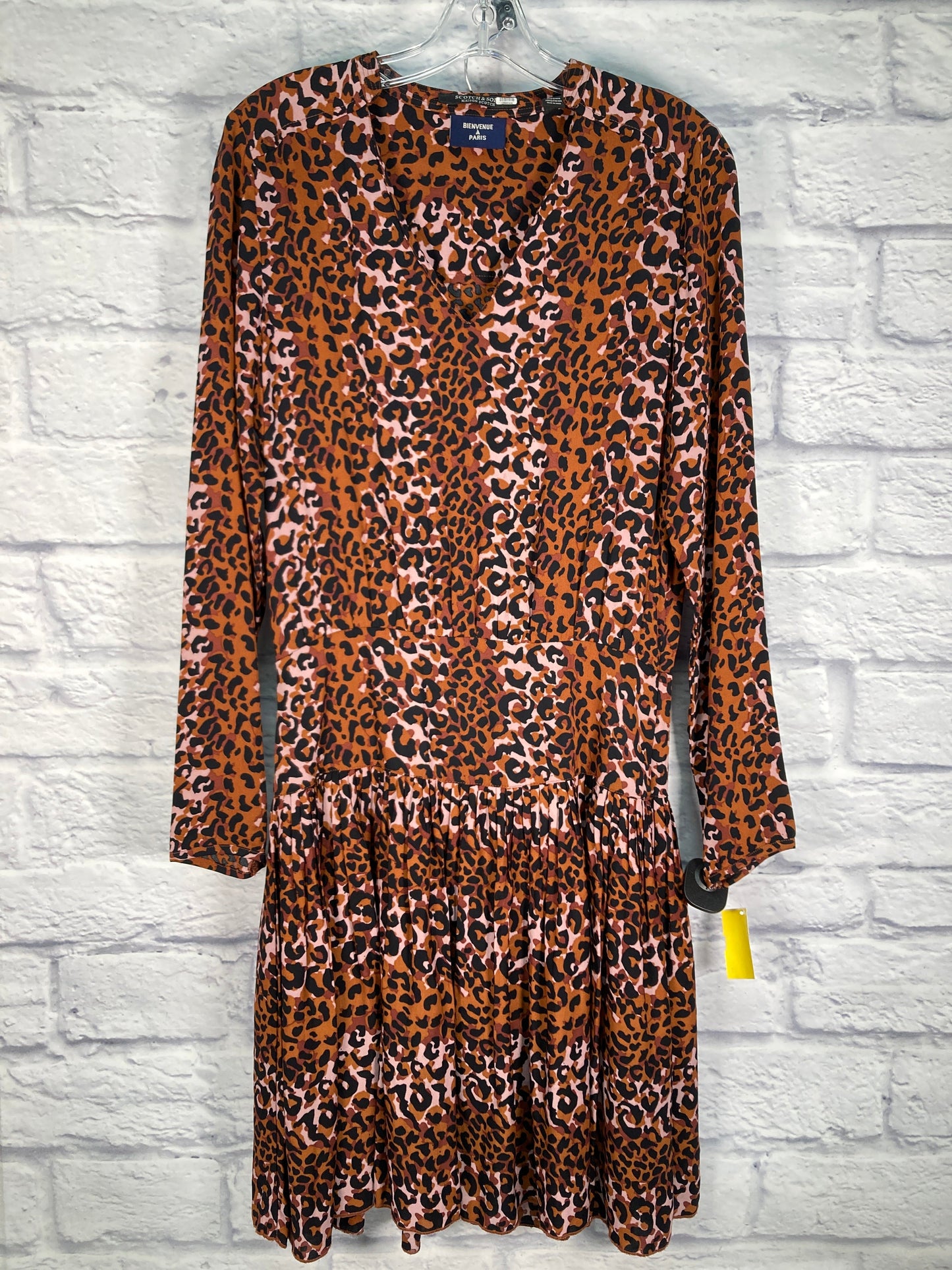 Dress Designer By Scotch & Soda In Animal Print, Size: S