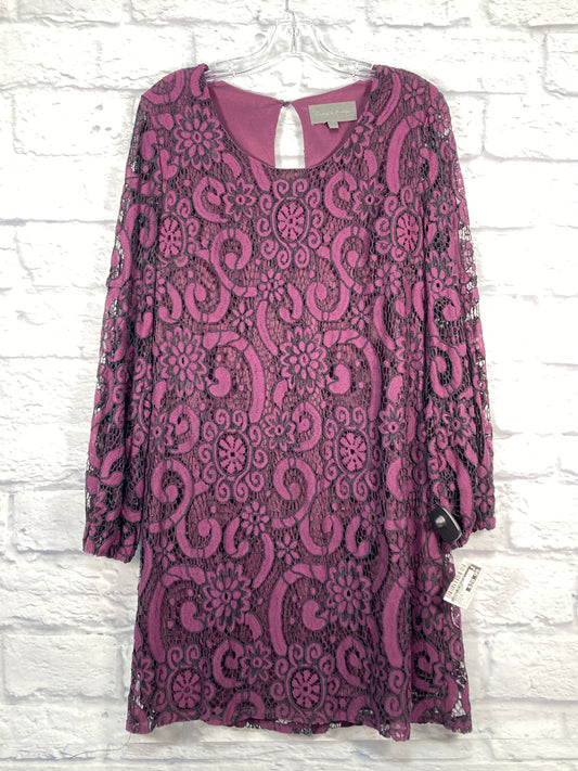 Dress Designer By Sunday In Brooklyn In Black & Purple, Size: S