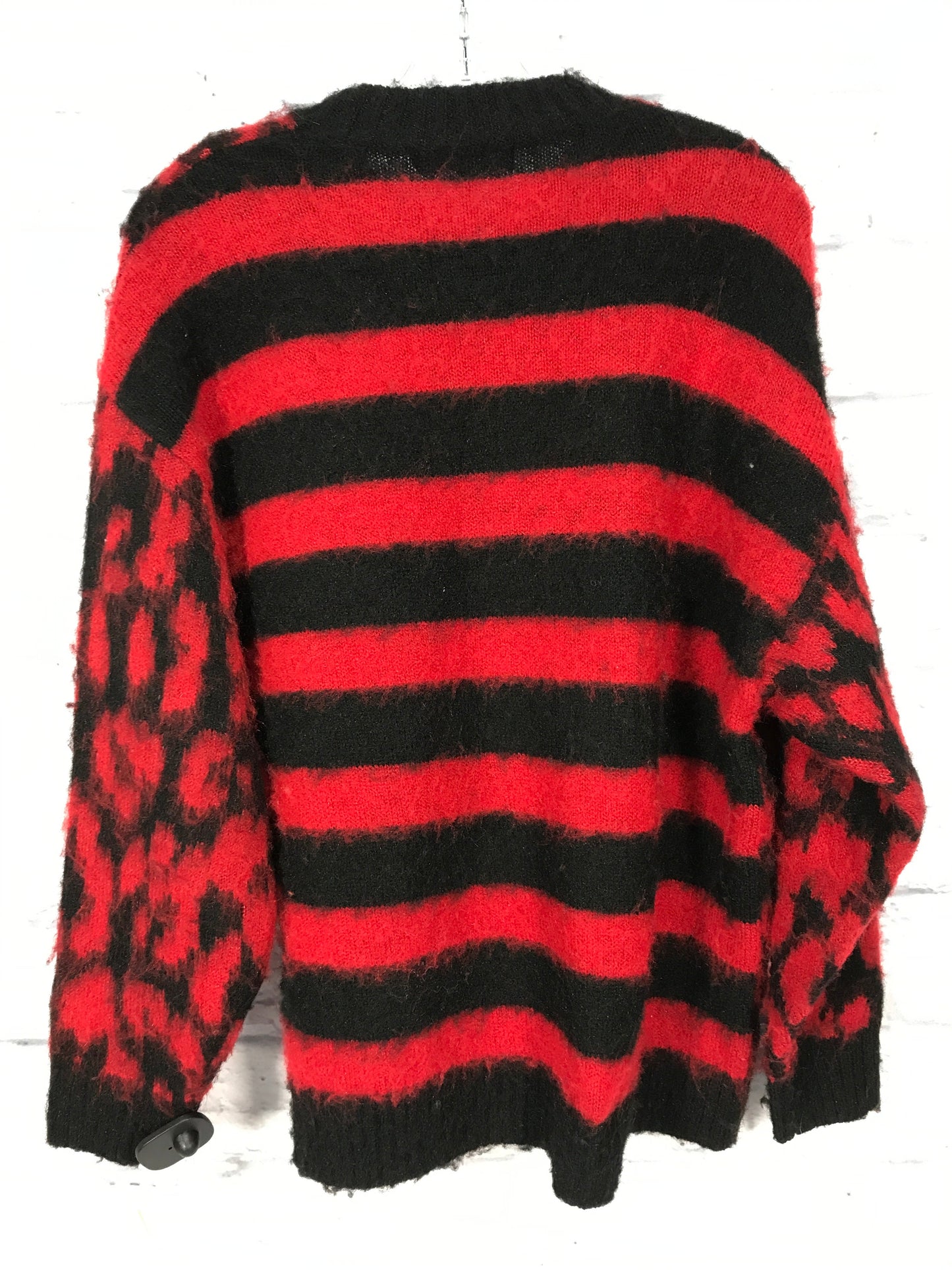 Sweater Designer By Rebecca Minkoff In Black & Red, Size: S