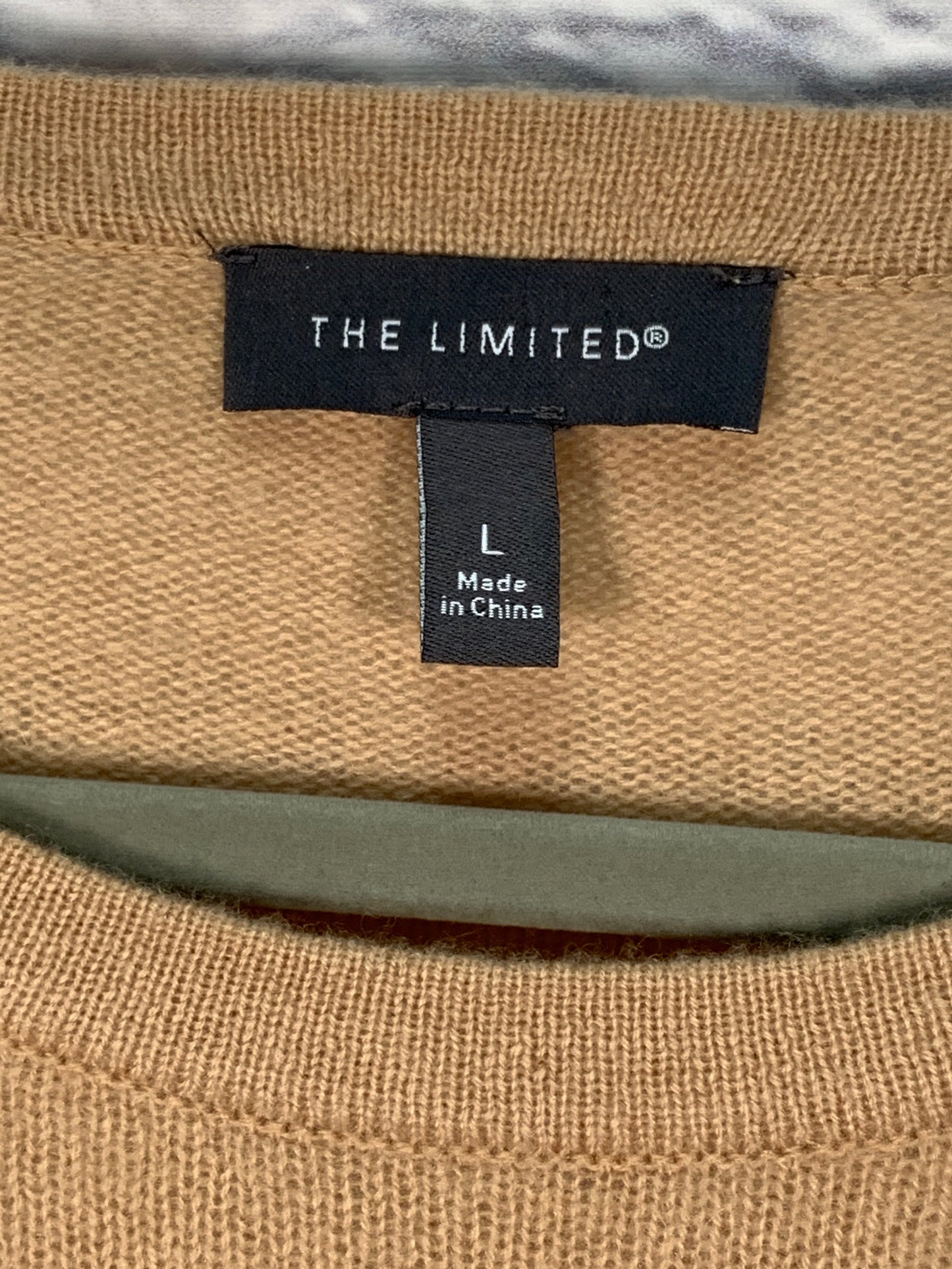 Sweater Cashmere By Limited In Tan, Size: M