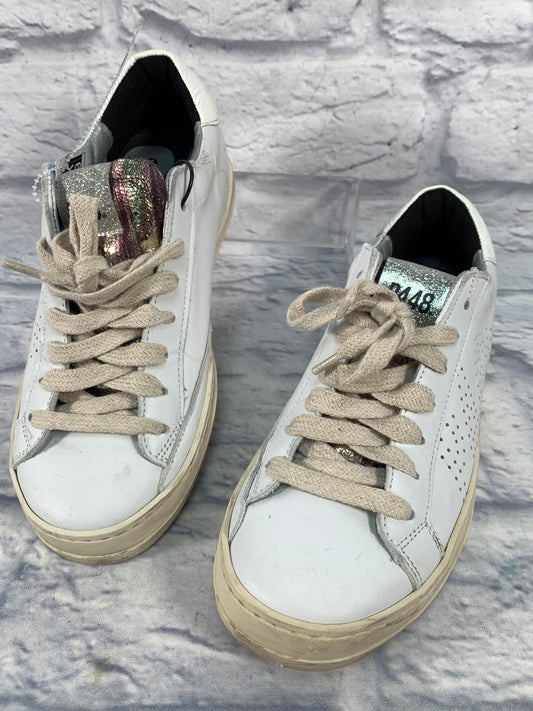 Shoes Designer By P448 In Cream & White, Size: 7.5