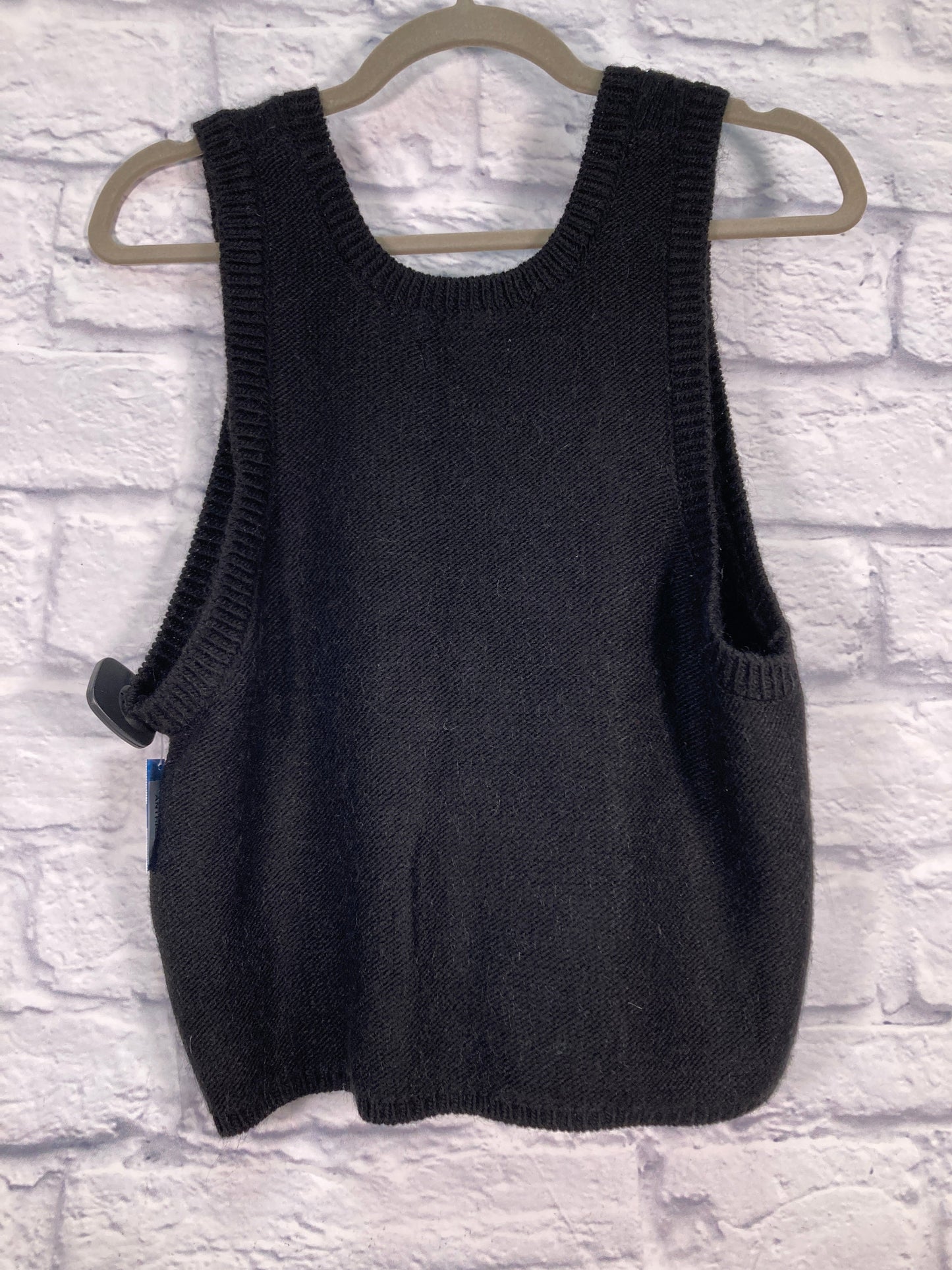 Vest Sweater By Anthropologie In Black, Size: M