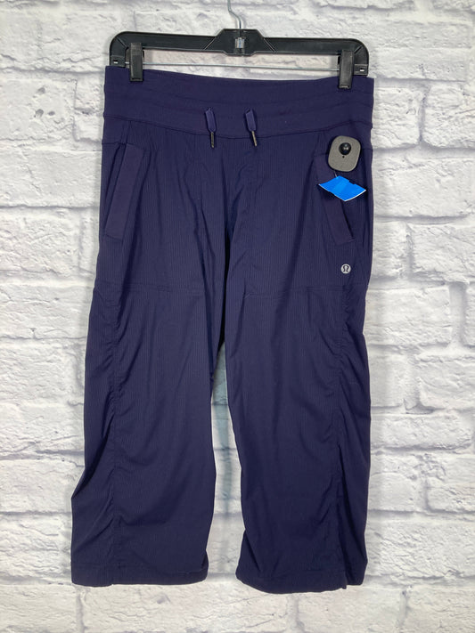 Athletic Capris By Lululemon In Blue, Size: S