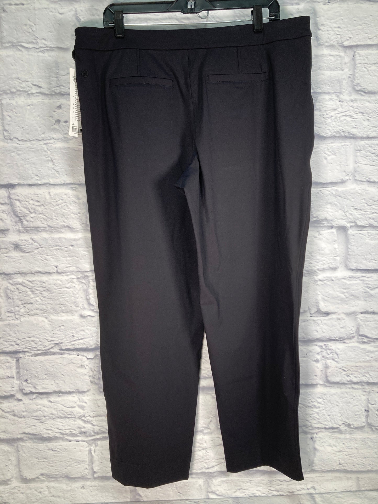 Athletic Pants By Lululemon In Black, Size: Xl